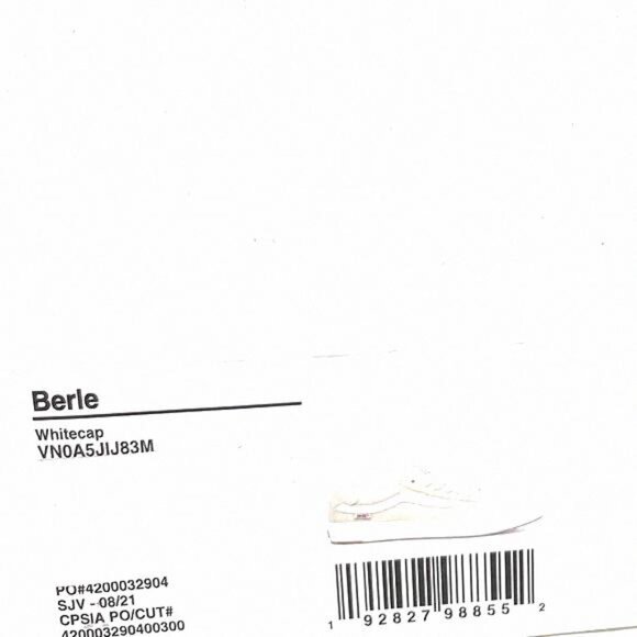 💖MEGA SALE💖VANS Berle Whitecap Suede Low Top VN0A5JIJ83M Women’s Tan White - Picture 10 of 11